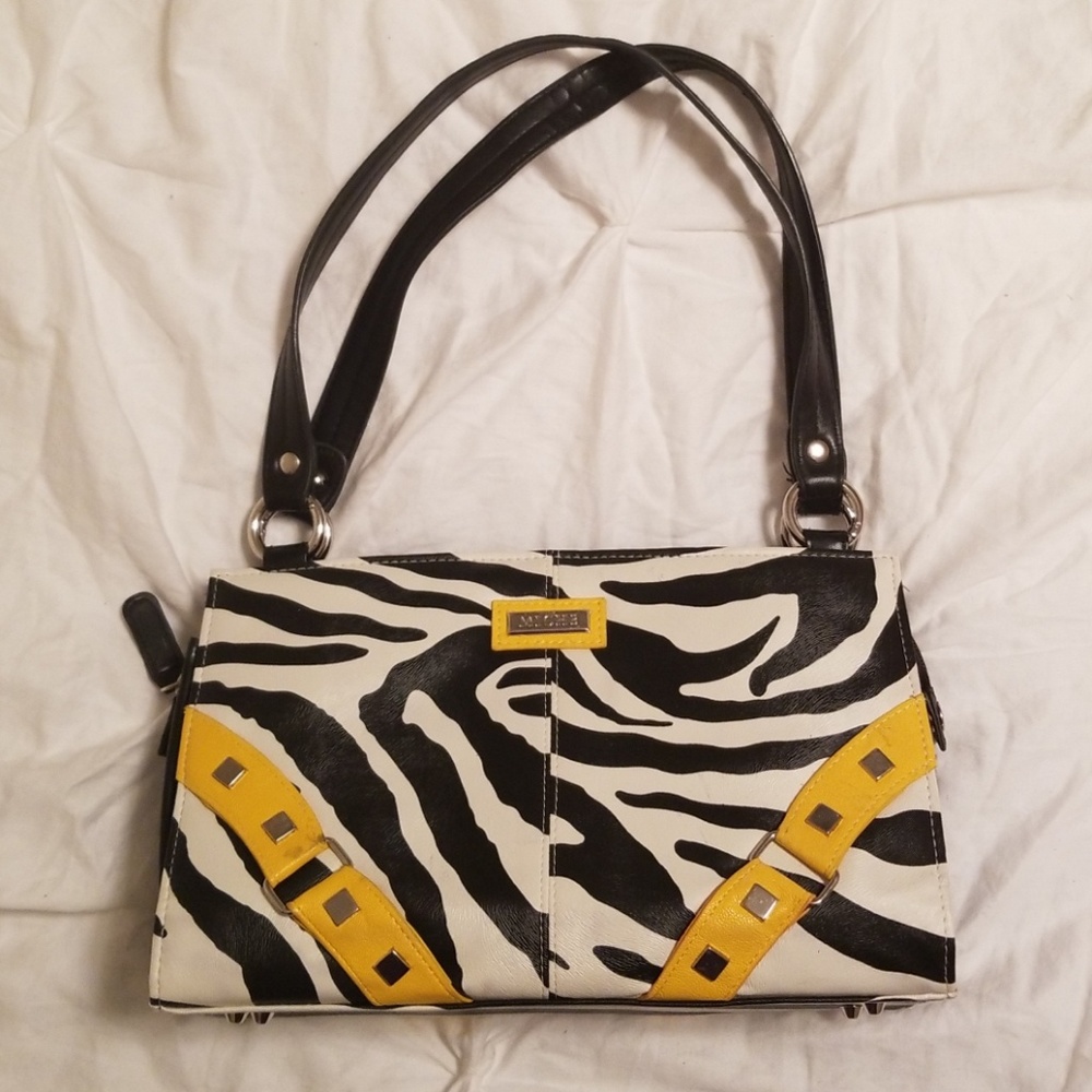 Zoe Yellow Zebra Print Shell for Classic Miche